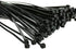 SYD 4 Inch Length, 18lb Small Size Self Locking Nylon Cable Zip Ties - 1000 Piece (Black)