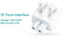 WESAPPINC Replacement Power Adapter Extension Cord - Compatible for iBook, MacBook Pro, 45W, 60W, 61W, 85W, 87W