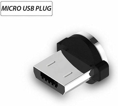 9 Pack Magnetic Phone Cable Adapter Connector Tips for iPhone, Huawei, Samsung, Android Mobile Phone