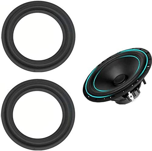 2pcs 10 inch Speaker Foam Surround Repair Kit, 250mm Rubber Edge Rings Replacement Parts