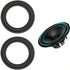 2pcs 10 inch Speaker Foam Surround Repair Kit, 250mm Rubber Edge Rings Replacement Parts