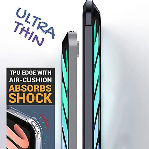 TineeOwl iPad Mini 7 Case, Ultra Thin Matte Clear Back for 7th/6th Generation (2024/2021), Flexible TPU, Lightweight