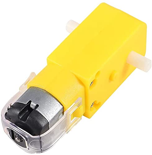 AOICRIE 12pcs 3V-6V TT Motor DC Electric Motor Dual Shaft Geared Motor Magnetic Gearbox Engine Motor for DIY Smart Car