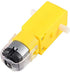 AOICRIE 12pcs 3V-6V TT Motor DC Electric Motor Dual Shaft Geared Motor Magnetic Gearbox Engine Motor for DIY Smart Car