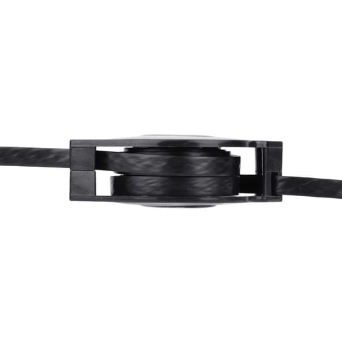 Sonew CAT6 Ethernet Cable - Adjustable Retractable RJ45 LAN Network Cable, High Speed, 2m/6.6ft, Black