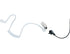 Vx-261 Earpiece Headset with Mic for Motorola Vertex Standard VX-231 VX-351 Walkie Talkie 2 Way Radio Black