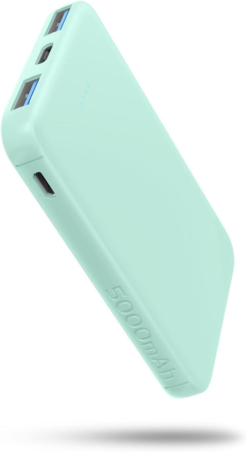 VANYUST S22 Portable Charger, Mini Colorful Power Bank, PowerNano, 5000mAh External Battery Pack