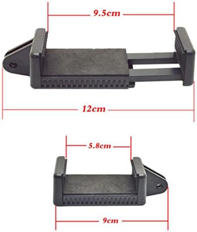 Universal Smartphone Holder w/GoPro Style Mount Attachment, Tripod Adapter & Screw Adapter for Any Phone, Connect to