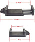 Universal Smartphone Holder w/GoPro Style Mount Attachment, Tripod Adapter & Screw Adapter for Any Phone, Connect to