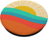 Minimal Sunrise Boho Retro Nature Bohemian Aesthetic Art PopSockets Standard PopGrip