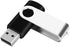 EASTBULL 3Pack 1GB 2.0 1GB) of USB Flash Drives USB Drive Swivel USB Drives Memory Stick Metal Pen Drive (Black