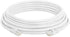 Cmple Cat5e Ethernet Cable 25 ft, 350 MHz UTP Patch Cord, 1Gbps Network LAN Cables, RJ45 Connectors, White