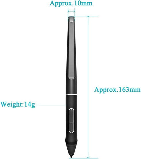 PW507 Portable Graphic Tablet Stylus Pen, Stylus Smart Pencil for Touch Screens, 8192 Level High Sensitivity Digital