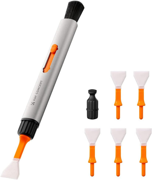 K&F Concept Lens Cleaning Pen Kit for APS-C CMOS & CCD Sensors, Includes 6 APS-C Sensor Cleaning Rods