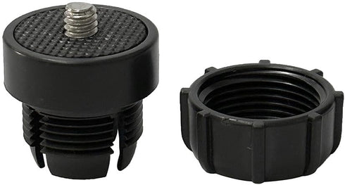 1/4" 17mm Kado Screw Thread to Ball Head Bracket Connector Black, Adapter Universal for Tripod Portable Monitor