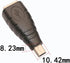 USB 2.0 Type B to Mini USB Adapter - 2 Pack, 5-Pin Female/Male