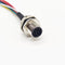M12 8Pin Male Connector Cable, Waterproof A Coded Straight Back Mount Unshielded Electrical Cable (0.5 Meter)