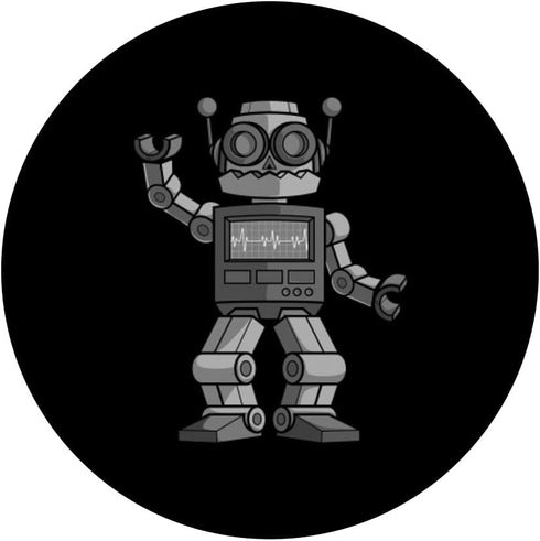 Funny Robot Design For Kids Boys Girls PopSockets Swappable PopGrip - Robotics Bot Lovers