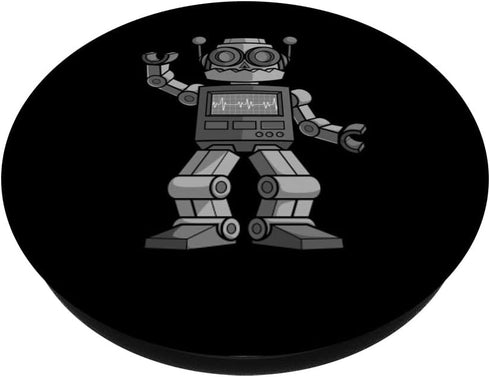 Funny Robot Design For Kids Boys Girls Robotics Bot Lovers PopSockets Swappable PopGrip