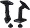 VideoSecu 2 Satellite Speaker Wall Ceiling Mounts Brackets 1EH (Black, 2 Pack)