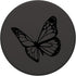 Standard PopGrip Black Gray Butterfly PopSockets