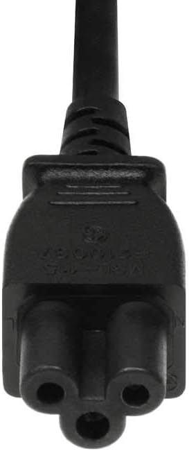 3ft 18 AWG 3 Prong Universal Power Cord (NEMA 5-15P to IEC320 C5)