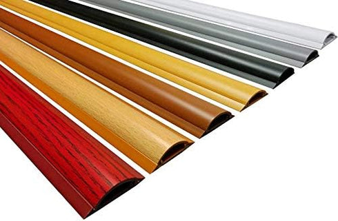 Electriduct Cable Shield Floor Cord Cover CSX-2 PVC Wire Protector 36 Inch - Wood Grain