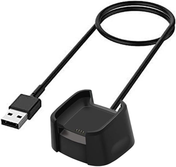Charger for Fitbit Versa, Replacement USB Charging Dock Cable Cord for Fitbit Smart Watch (3.3ft/1m)