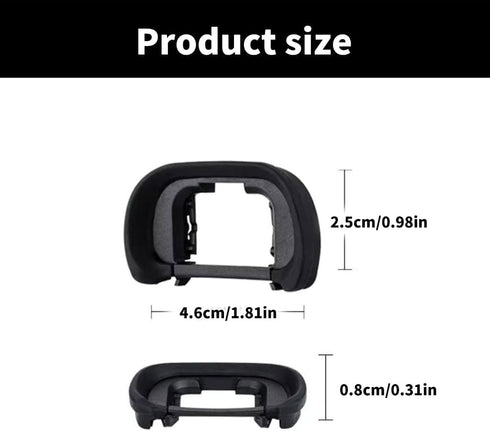 APGLSXY EP18 Silicone Eyecup Eyepiece for Cameras Protects Viewfinder from Dusts and Scratches
