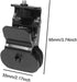 2 Pack Selfie Light Clip Mount Holde with 1/4 Screw Connector Attachment Clamp Stand for Monitor Camera Screen LCD Display Top Fill Light Flash Webcam Phone Tripod Tablet Video