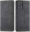 ZZXX Galaxy A52 5G Case Wallet with Card Holder, Magnetic Soft Leather Flip Fold Case, Black, 6.5 Inch