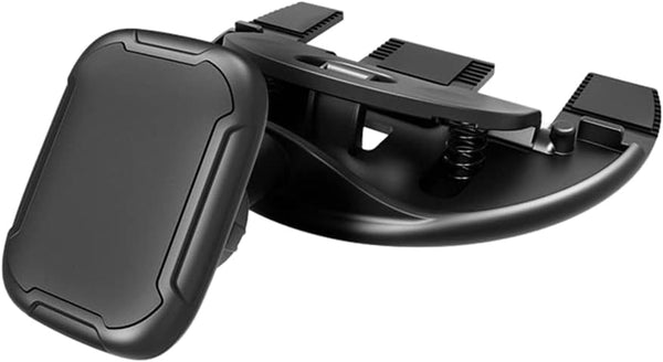 Car Phone Holder for CD Slot, Magnetic Cell Phone Mount for CD Player, One Button Release, 360° Rotation, Compatible