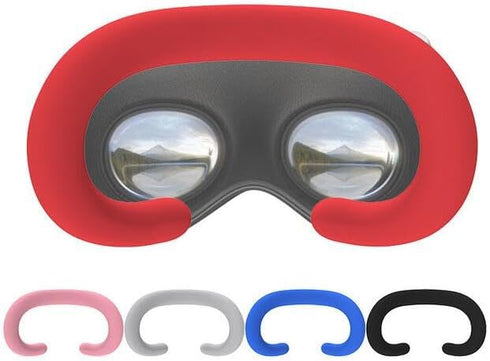Silicone Eye Mask for Apple Vision Pro, Silicone Face Pad Cover, Sweat Proof, Light Leakage Proof, Replaceable VR