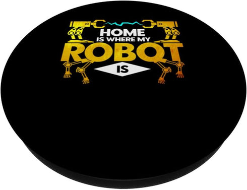 Robot Robotics Engineer Vintage Home My Robot PopSockets Standard PopGrip