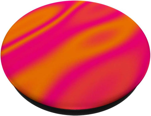 Pink And Orange Ombre Liquid Swirl Aura Aesthetic PopSockets Standard PopGrip