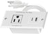 Geao Adapter 1500W Small Recessed Power Strip with Inset USB Electrical Outlet Extender Plug