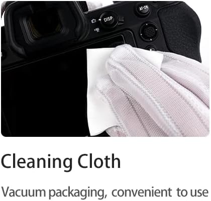 Kase 50 Pack Optical Microfiber Lens Cleaning Cloth Individually Vacuum Sealed 10cm x 10cm