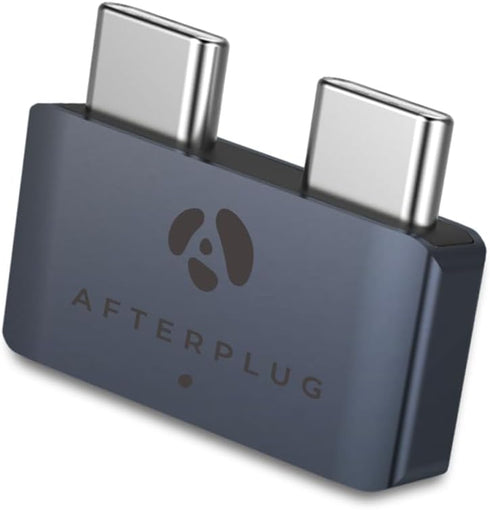 USB C Extender for MacBook, Afterplug 2-Port Type C Male to Female Extension Adapter, 240W PD, 8K Video