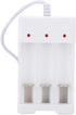 Portable Universal Rechargeable 3.6V Smart Charger for AA and AAA Batteries, Three Slots