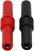 10Pcs Insulated 4mm Banana Jack Female to Female Connectors, Coupler for 4MM Banana Plug Extension Adapters