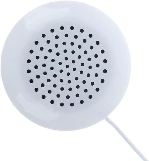 Portable 3.5mm Mini Pillow Speaker, Outdoor Stereo Speaker for iOS, Android, MP3, MP4, White