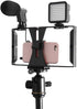 ARTIBETTER Filmmaking 9.84X5.11X1.57In Mobile Phone Video Rig Handheld Camera Holder with Cold Shoe Mounts