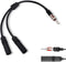 GLSOWEE Car Antenna Adapter, Radio Stereo Antenna Adapter Connector, 1 Male to 2