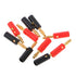 VizGiz 10 Pack Banana Plugs Replacement Screw On Type Banana Speaker Plug Connectors Audio Jack for Speaker Wire Wall