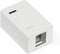 Leviton 41089-1WP 1-Port QuickPort Surface Mount Housing - White (Pkg of 5)