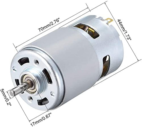 Generic 24V 20000RPM 1.2A Hobby(afc4d 5904a ff6bc 0038c cfc2d 51a26 XYWHPGV DC Motor Magnetic Dual Ball Bearing Round