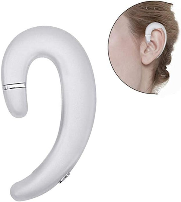 Ear Hook BT Wireless Headphone, Non Ear Plug Headset with Microphone, Single Ear Noise Cancelling Earphones for Android