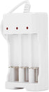 Portable Universal Rechargeable 3.6V Smart Charger for AA and AAA Batteries, Three Slots