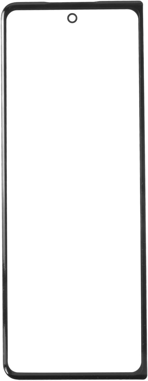 Front Glass Repair Kit for Galaxy Z Fold 3 5G F926, Replacement Front Outer Lens Glass Screen with Tool Glue, Phone