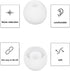 Small White Silicone Earbud Tips - 36 Pieces, Soft & Comfortable, Fits Most In-Ear Headphones, Inner Hole 3.8mm-5.5mm.